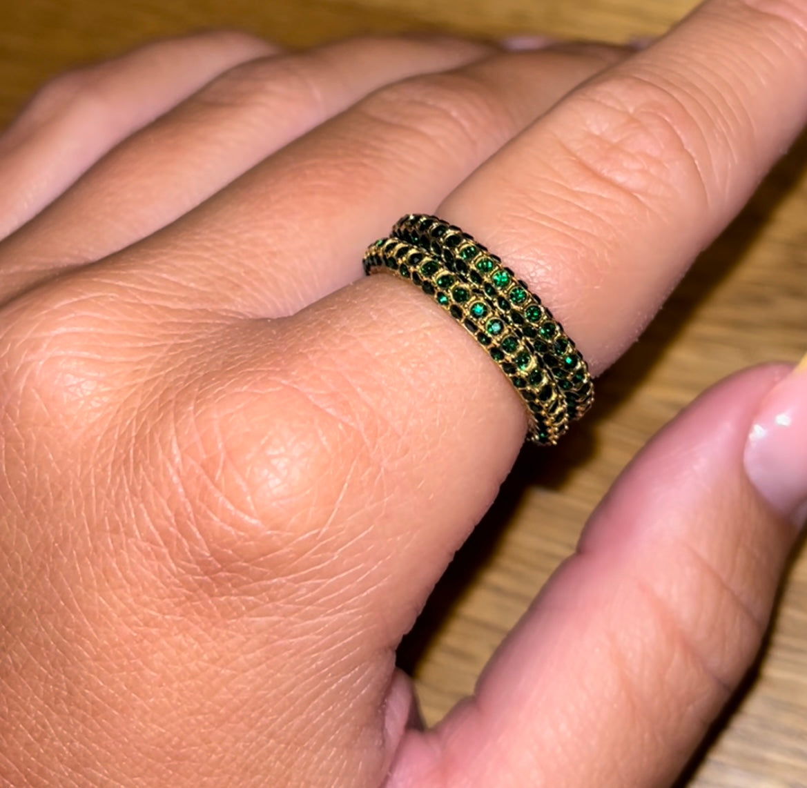 Asteria Ring Green